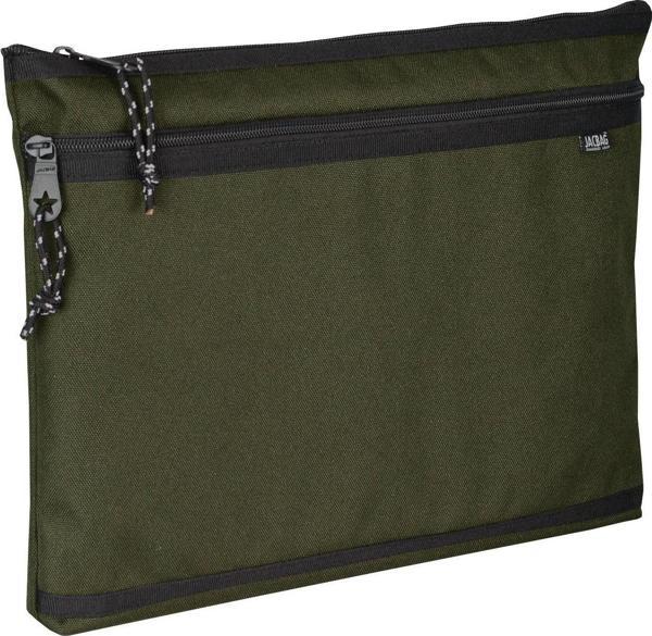 Jacbag Haki Yeşil Erkek A4 Zip Folder İki Bölmeli Dosya ve Evrak Çantası - Image 1