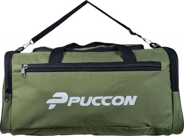 Puccon Kadın Erkek Yeşil Tatil Seyahat Spor Çantası - El ve Omuz Askılı Çanta - Image 1