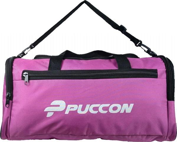 Puccon Kadın Lila Tatil Seyahat Spor Çantası - El ve Omuz Askılı Çanta - Image 1