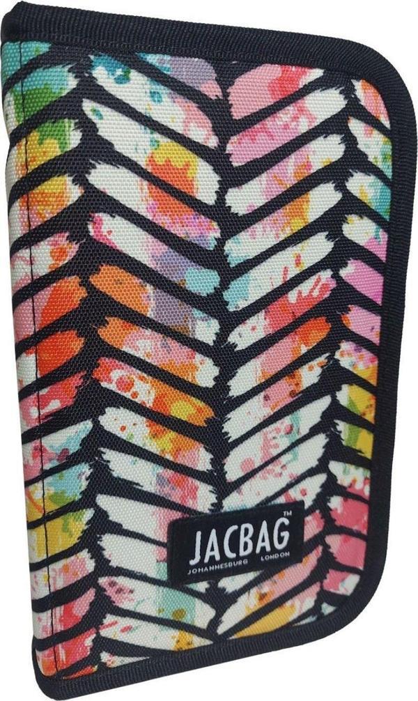 Jacbag Geometrik Sert Kapaklı Lastikli Düzenleyici Organizer Kalemlik - Image 1
