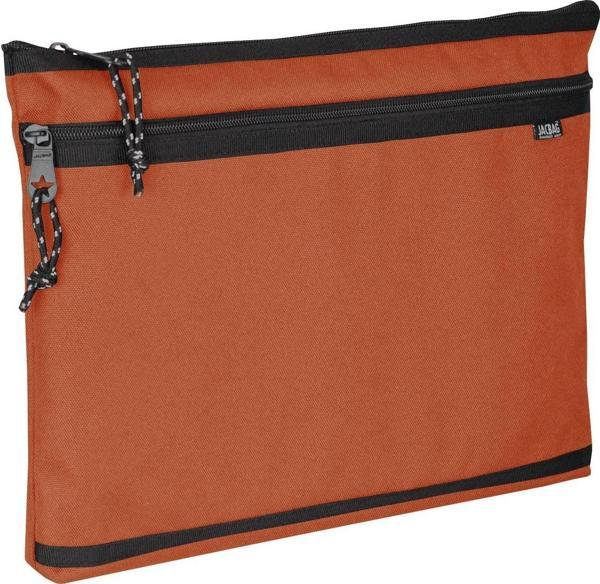 Jacbag Kiremit Kadın A4 Zip Folder İki Bölmeli Dosya ve Evrak Çantası - Image 1