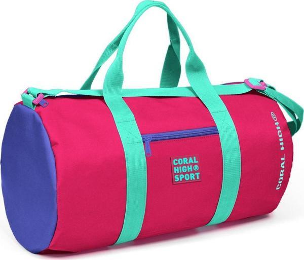 Coral High Sport Neon Mercan Silindir Spor Çantası - 27503 - Image 1