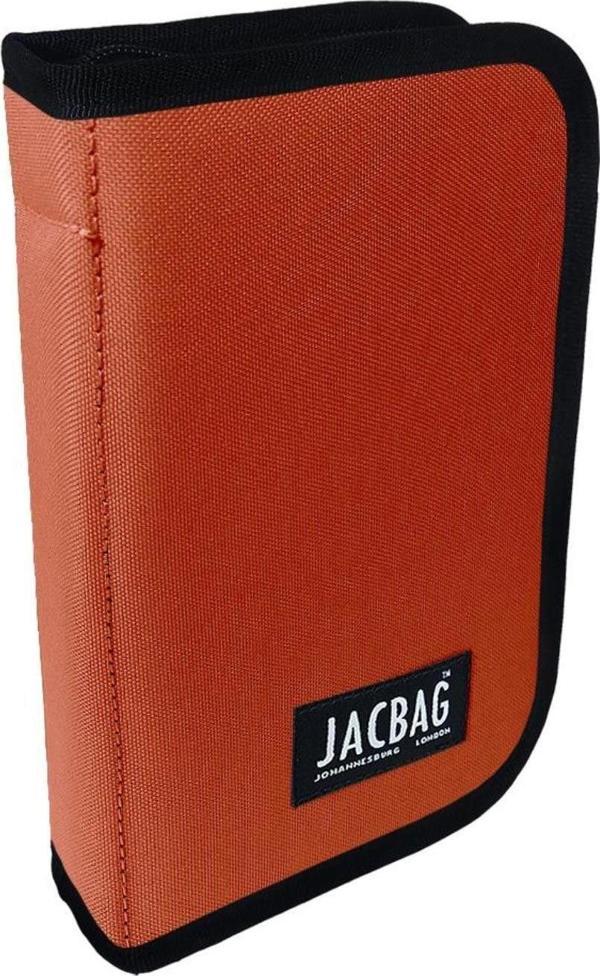 Jacbag Kiremit Turuncu Sert Kapaklı Lastikli Düzenleyici Organizer Kalemlik - Image 1