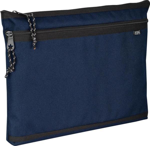Jacbag Lacivert Erkek A4 Zip Folder İki Bölmeli Dosya ve Evrak Çantası - Image 1