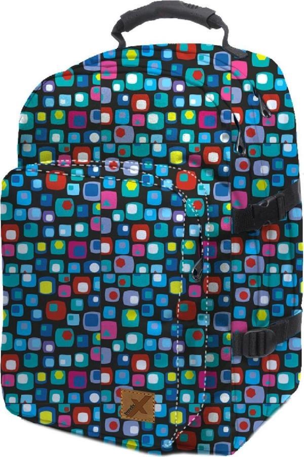 Trendix City Üç Bölmeli Geometri Notebook - Sırt Çantası - Image 1