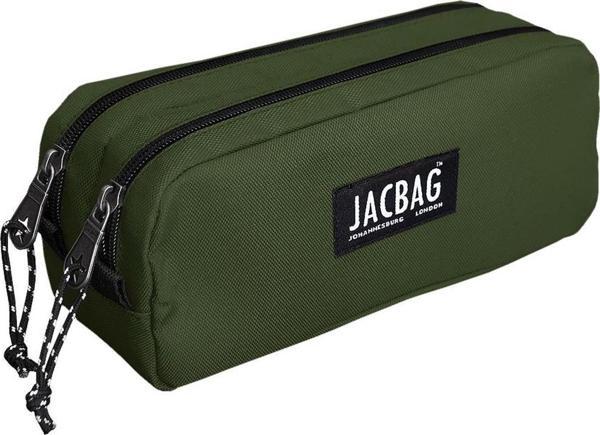 Jacbag Haki Yeşil İki Gözlü Okul Kalem Çantası - Erkek Çocuk - Image 1