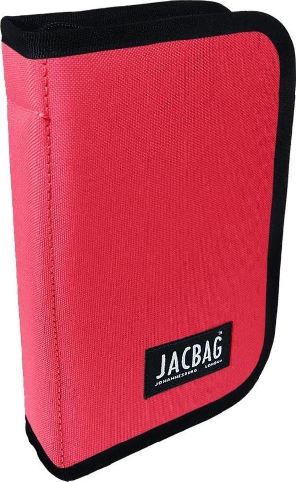 Jacbag Mercan Pembe Sert Kapaklı Lastikli Düzenleyici Organizer Kalemlik - Image 1