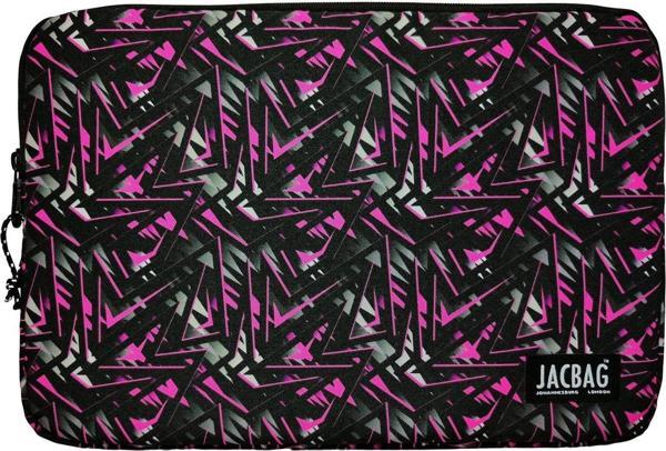 Jacbag Pembe Geometrik A4 Evrak Notebook ve Tablet Taşıma Çantası/Kılıfı - Image 1
