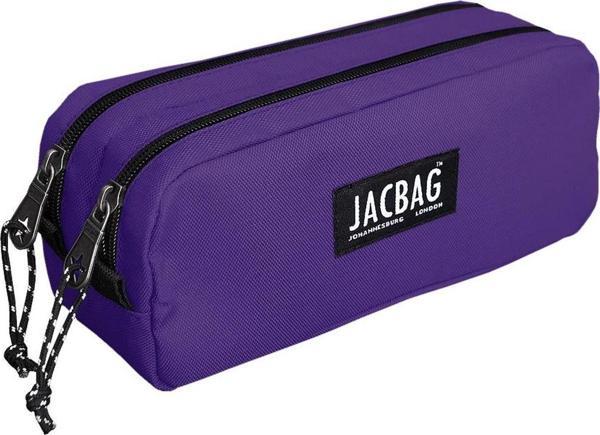 Jacbag Mor İki Gözlü Okul Kalem Çantası - Kız Çocuk - Image 1