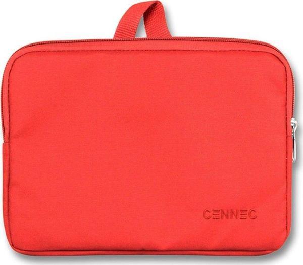 Cennec Yatay Kadın Kırmızı Tablet Çantası (Maksimum 10,9 inç Tabletler İçin Uygun) - Image 1