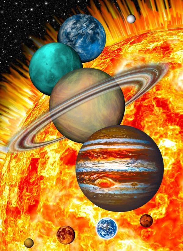 Nova Puzzle Güneş Sistemi - Gezegenler - 1000 Parça Puzzle - Image 1