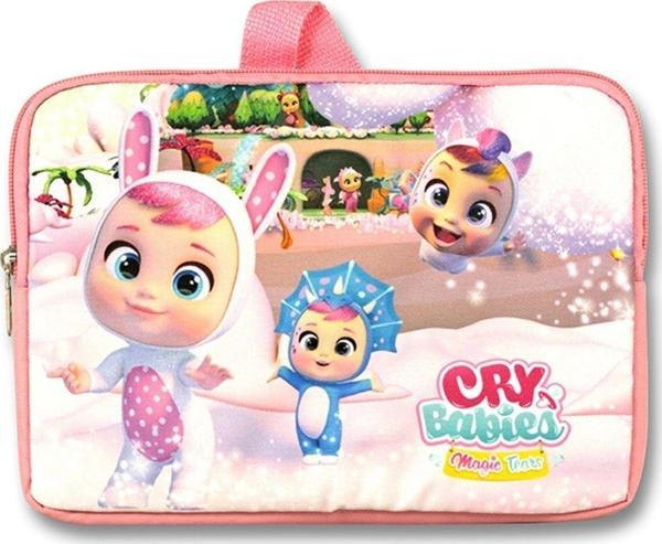 Cennec Yatay CRY Babies Pembe Tablet Çantası - Kız Çocuk - 10,9 inç ve Altındaki Tabletler İçin Uyumlu - Image 1