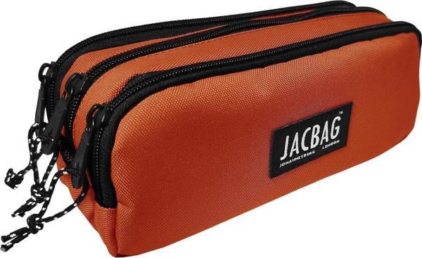 Jacbag Üç Bölmeli Çocuk ve Yetişkin Kalem Çantası - Kiremit - Kadın/Kız Çocuk - Image 1