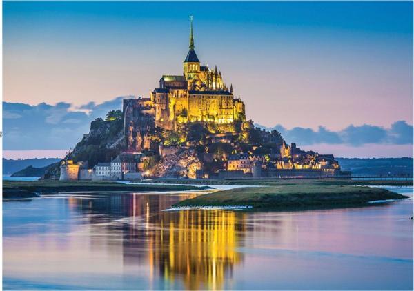 Olimpia 1000 Parça Mont Saint-Michel Manstırı Puzzle - Image 1