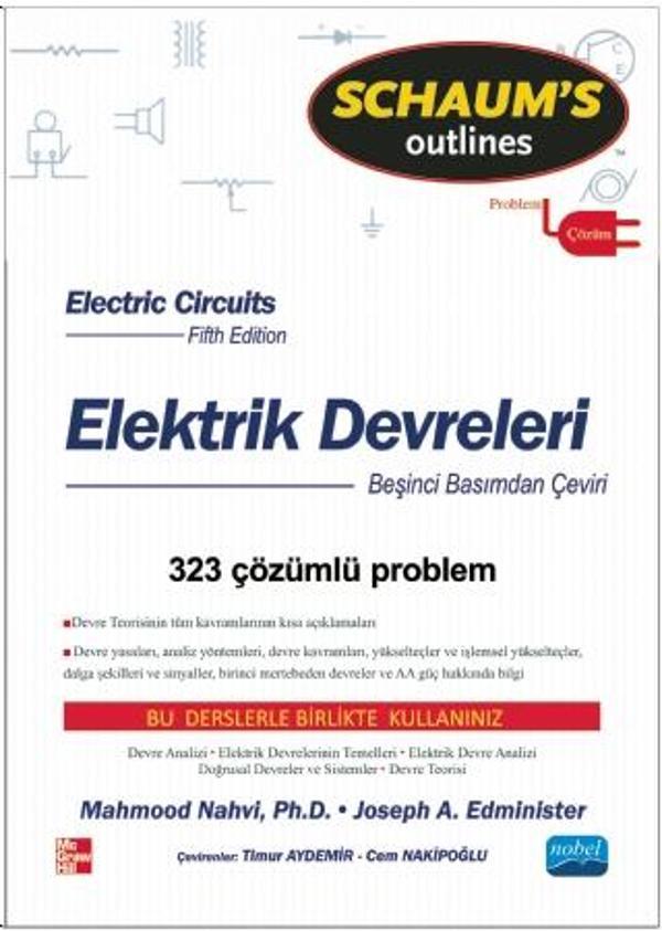 ELEKTRİK DEVRELERİ - Electric Circuits - Schaum&#39;s Serisi - Nobel Akademik Yayıncılık - Image 1