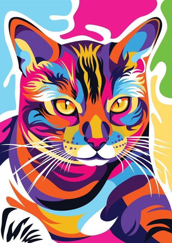 Nova 1000 Parça Renkli Kedi Puzzle - Image 1