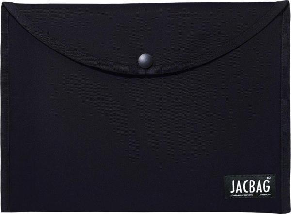 Jacbag Siyah A4 Çıtçıtlı Dosya Defter Tablet ve Evrak Çantası - Image 1