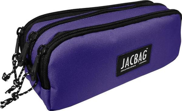 Jacbag Üç Bölmeli Çocuk ve Yetişkin Kalem Çantası - Mor - Kadın/Kız Çocuk - Image 1