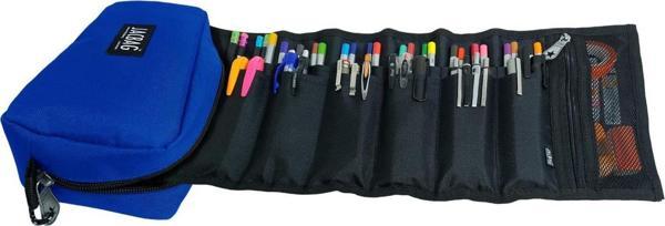 Jacbag Saks Mavi Organizer Roll Up Düzenleyici Kalem Kutusu/Kalemlik - Image 1
