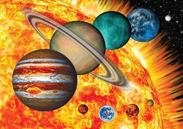 Nova 1000 Parça Güneş Sistemi ve Sekiz Gezegen Puzzle - Image 1