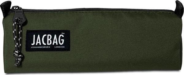 Jacbag Haki Yeşil Erkek Çocuk Tek Bölmeli Üçgen Okul ve Ofis Kalem Kutusu - Image 1