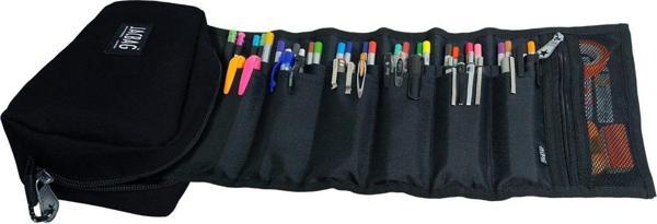 Jacbag Siyah Organizer Roll Up Düzenleyici Kalem Kutusu/Kalemlik - Image 1