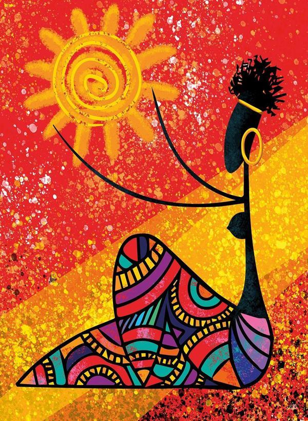 Nova Puzzle 1000 Parça Güneş ve Afrikalı Kadın - 41059 - Image 1