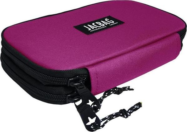 Jacbag Çift Kapaklı Organizer Lastikli Düzenletici Kalemlik - Koyu Pembe - Kız Çocuk/Kadın - Image 1