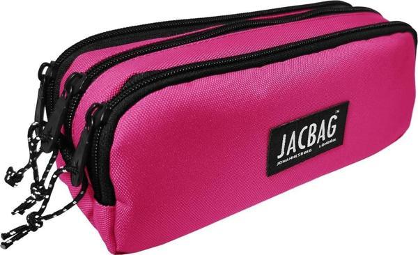 Jacbag Üç Bölmeli Çocuk ve Yetişkin Kalem Çantası - Pembe - Kadın/Kız Çocuk - Image 1