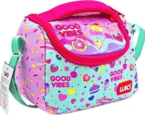 Wia Pembe Dondurma Kız Çocuk Beslenme Çantası - Isı Yalıtımlı - Image 1