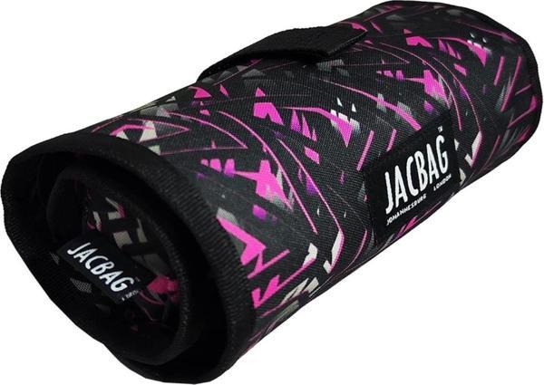 Jacbag Pembe Geometrik Senior Sanatsal Rulo Organizer Kalem Çantası (Kız Çocuk/Kadın) - Image 1