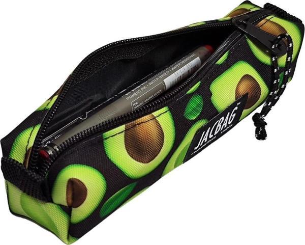 Jacbag Prizma Jac Tek Bölmeli Yeşil Avokado Kız Çocuk Kalemlik - Image 1