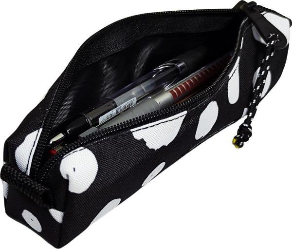 Jacbag Prizma Jac Tek Bölmeli Siyah/Beyaz Benekli Kız Çocuk Kalemlik - Image 1