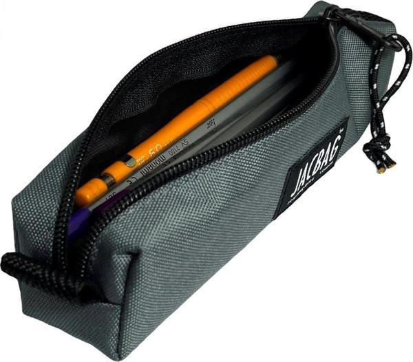 Jacbag Prizma Jac Tek Bölmeli Gri Erkek Çocuk Kalemlik - Image 1