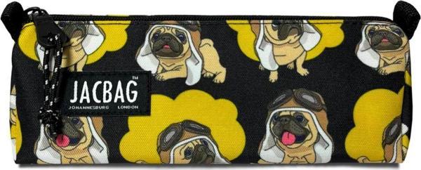 Jacbag Pilot Köpek Erkek Çocuk Tek Bölmeli Üçgen Okul ve Ofis Kalem Kutusu - Image 1