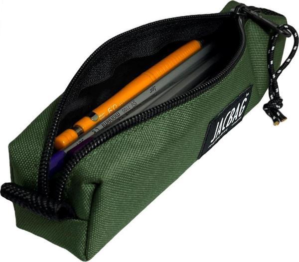 Jacbag Prizma Jac Tek Bölmeli Haki Yeşil Erkek Çocuk Kalemlik - Image 1