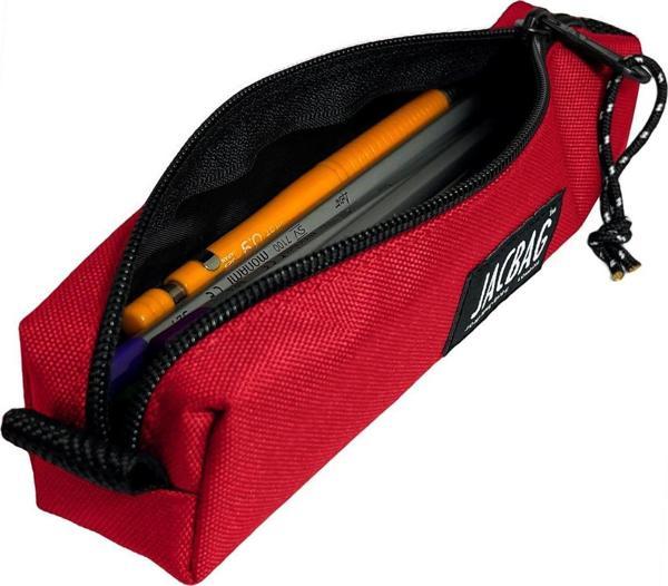 Jacbag Prizma Jac Tek Bölmeli Kırmızı Kız Çocuk Kalemlik - Image 1