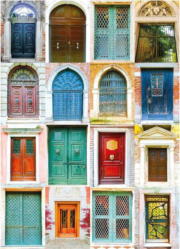 Nova Puzzle 1000 Parça Venedik Kapıları Kolaj Puzzle - Image 1