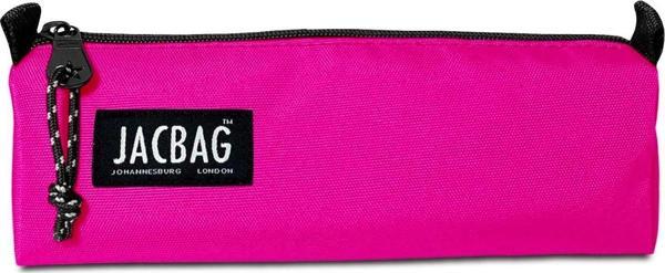 Jacbag Pembe Kız Çocuk Tek Bölmeli Üçgen Okul ve Ofis Kalem Kutusu - Image 1