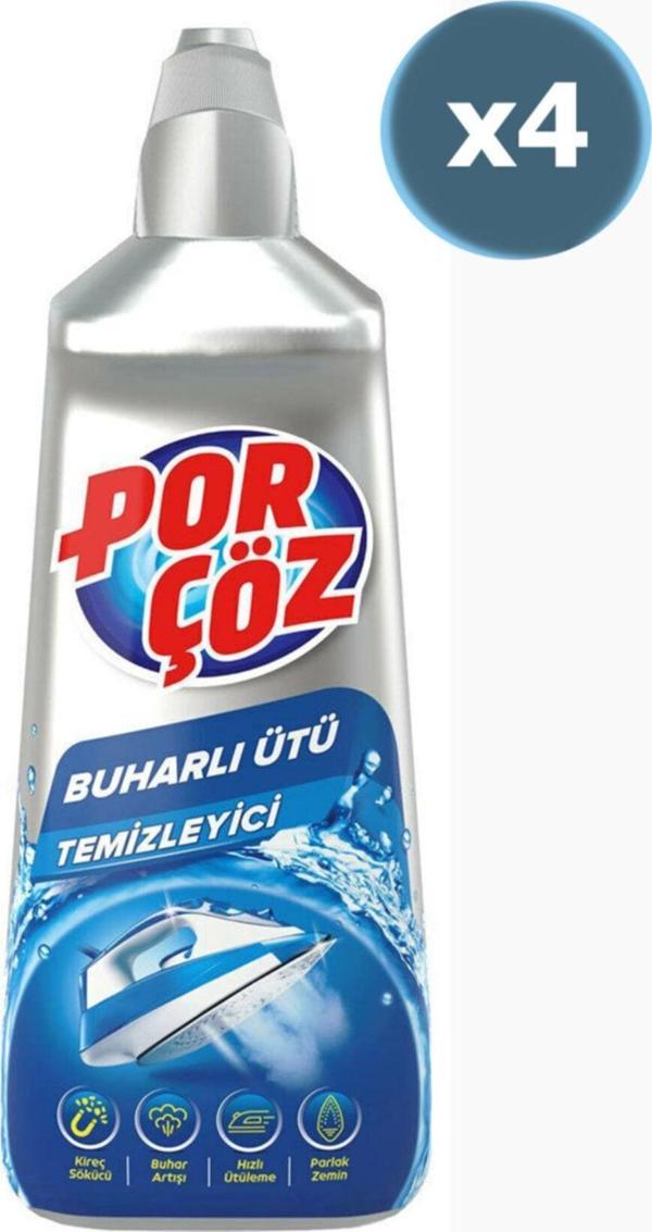Porçöz Buharlı Ütü Temizleyici 4 x 400 ML - Image 1
