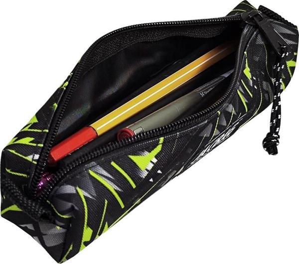 Jacbag Prizma Jac Tek Bölmeli Sarı Geometrik Erkek Çocuk Kalemlik - Image 1