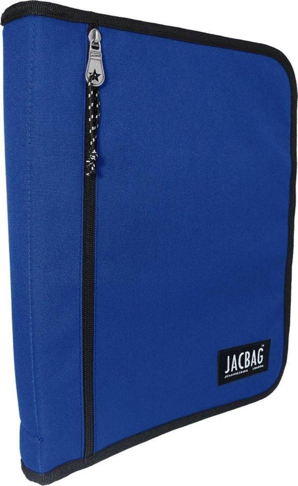 Jacbag Saks Mavi A4 Organizer Fermuarlı Dosya ve Evrak Çantası (Erkek) - Image 1