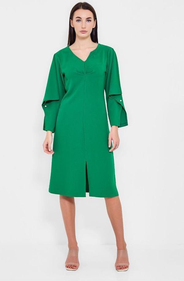 Modatalika Kadın Önden Yırtmaçlı Midi Elbise - Image 1