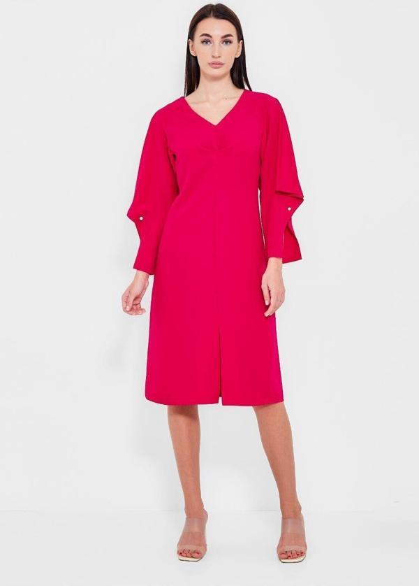 Modatalika Kadın Önden Yırtmaçlı Midi Elbise - Image 1