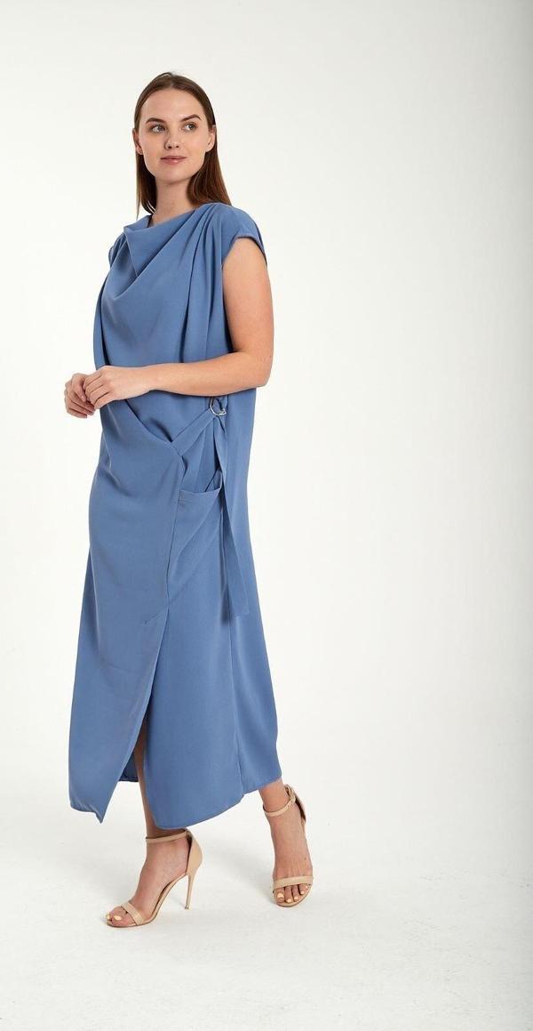 Modatalika Kadın Özel Tasarım Maxi Boy Elbise - Image 1