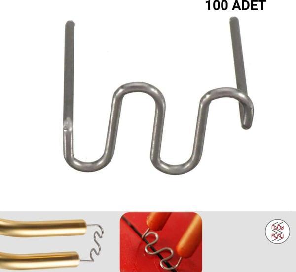 Prolektro 100 Adet 0,8Mm Dalgalı Tip Plastik Kaynak Zımba Teli - Image 1