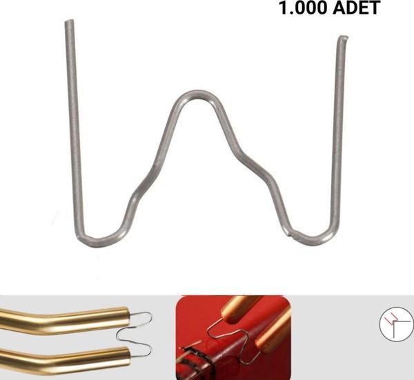 Prolektro 1000 Adet 0,8 Mm Dış Köşe Plastik Kaynak Zımba Teli - Image 1