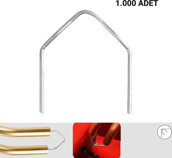 Prolektro 1000 Adet 0,8Mm V Tip Plastik Kaynak Zımba Teli - Image 1
