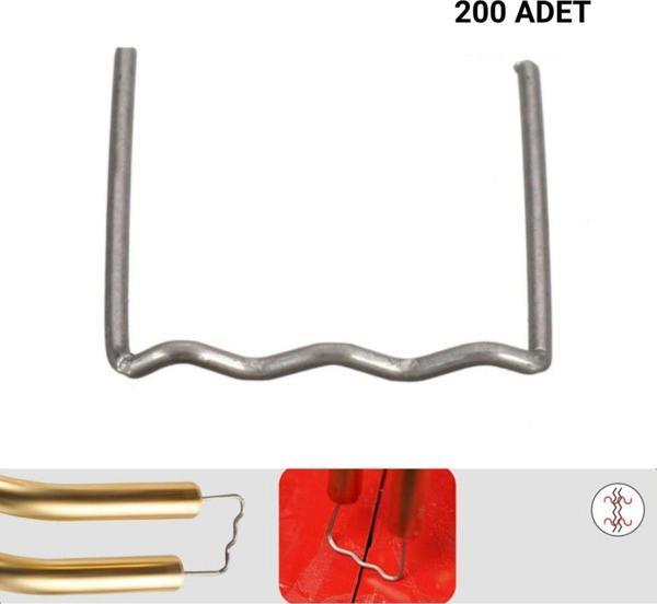 Prolektro 200 Adet 0,8Mm Düz Tip Dalgalı Kaynak Zımba Teli - Image 1
