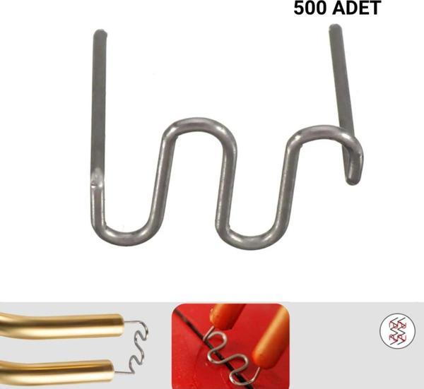 Prolektro 500 Adet 0,8Mm Dalgalı Tip Plastik Kaynak Zımba Teli - Image 1